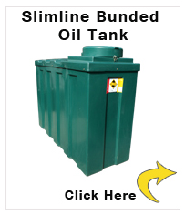 Slimline Bunded Oil Tank 1000 Litre Top Outlet - 200 gallons