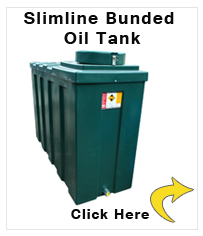 Slimline Bunded Oil Tank 1000 Litre Bottom Outlet