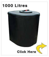 1000 Litre Water Tank - D Shaped - Contract - 200 gallons