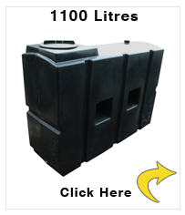 1100 Litre Water Tank Black - 240 gallons