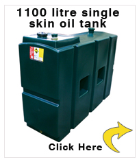 1100 litre single skin oil tank - 200 gallons