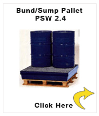 Bund/Sump Pallet PSW 2.4 Galv Grid