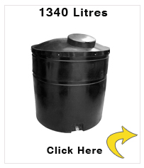 Ecosure 1340 Litre Bunded Water Tank Black