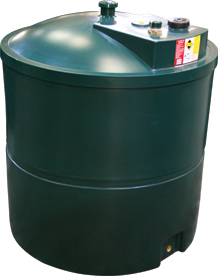 1500 litre single skin oil tank