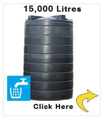15,000 litre potable water tank - 3000 gallons
