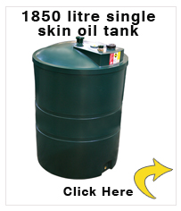 1850 litre single skin oil tank - 400 gallons