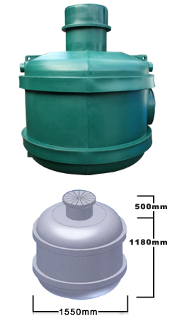 Ecosure 1950 Litre Underground Oil Tank