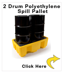 2 Drum Polyethylene Spill Pallet