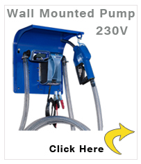 Blue Tech Adblue Wall Mounted Dispensing Unit 230V - Flowmeter - Manual
