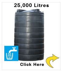 25000 Litre Potable Water Tank - 5500 gallons