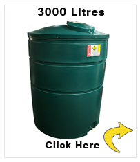 3000 litre slimline bunded oil tank - 660 gallons