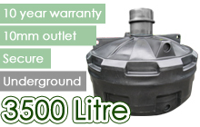 Ecosure 3500 Litres Underground Oil Tank - 800 gallons