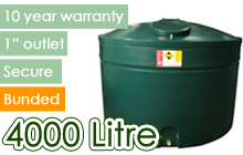 4000 litre bunded oil tank - 900 gallons