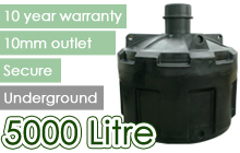 Ecosure 5000Litres Underground Oil Tank - 1000 gallons