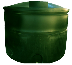 5000 litre single skin oil tank