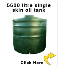  5600 litre single skin oil tank - 1200 gallons