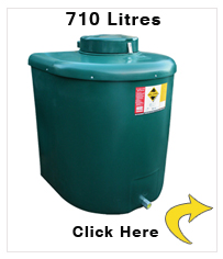 710 litre bunded oil tank - 150 gallons