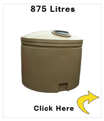 Ecosure Insulated 875 Litre Water Tank Sandstone - 200 gallons