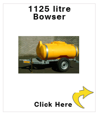 1125 Litre (250 gallon) site water bowser 