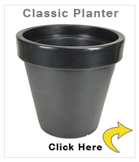 Large Size Street Planter Black