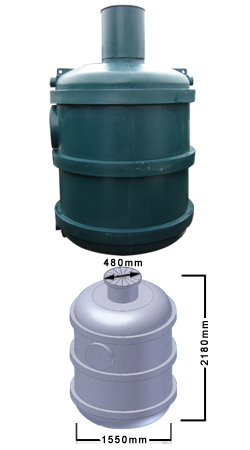 Ecosure 2800ltr Underground Water Tank