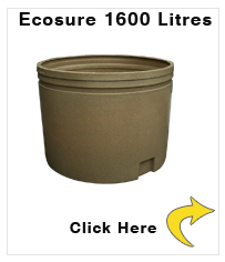 Ecosure Fish Pond 1600 Ltrs Sandstone - 350 gallons