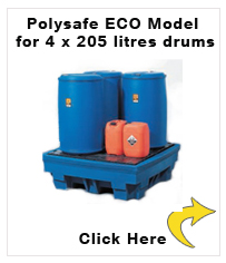 Polysafe ECO Model for 4 x 205 litres drums