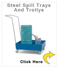 Steel Spill Trays and Trolleys