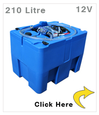 210 litre Mobile Adblue Fuel Tank - 12V - Basic