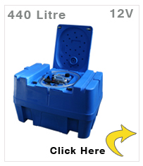 440 Litre Mobile Adblue Fuel Tank - 12V