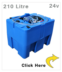 210 litre Mobile Adblue Fuel Tank - 24V - Basic