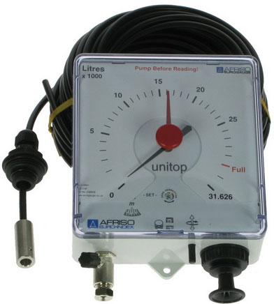 Afriso Unitop Tank Gauge - Litres