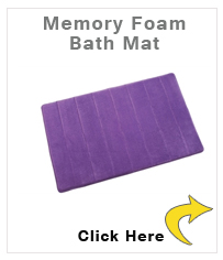 Memory Foam Bathroom Mat Purple 