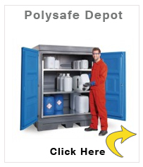 PolySafe-Depot, in environmentally friendly plastic, incl. racking system, Type K