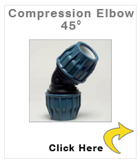 Compression Elbow 45 - 40mm 