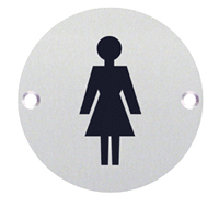 Female Toilet Door Sign 