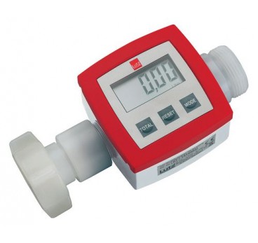 Throughflow meter of polypropylene (PP) for industrial use, G 1 1/4