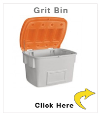 Grit Bin Model SB 700, Orange Lid