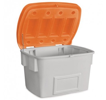 Grit Bin Model SB 700, Orange Lid