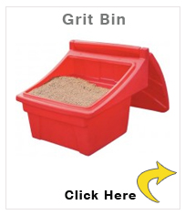 Grit Bin Red 150Ltr