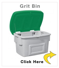 Grit bin SB1000, polyethylene, without hatch, 1000 litre capacity, green lid