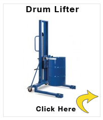 Drum lifter FL 16-SK F, painted , high frame, for 205-220 litre steel and plastic drums