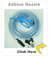 AdBlue hose with manual nozzle