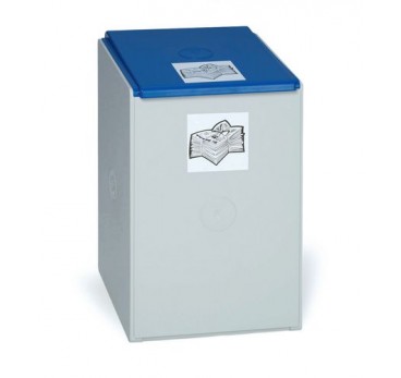 Modular waste collection system for recyclable materials, 2 bins, 60 litres