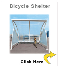 Moonshape bicycle shelter