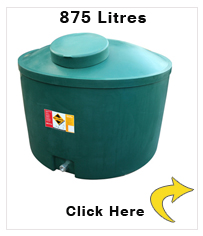 875 litre bunded oil tank - 200 gallons