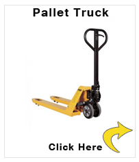Pallet truck with tandem nylon wheels, 2000 kg load capacity
