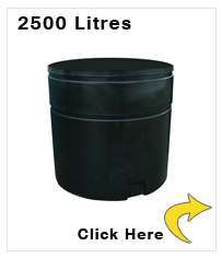 Ecosure Open Top Water Tank 2500 Litres Sandstone - 550 gallons