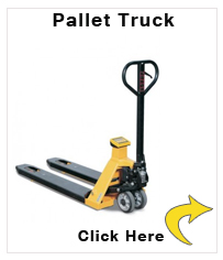 Hand operated pallet truck with scales, model HW 1