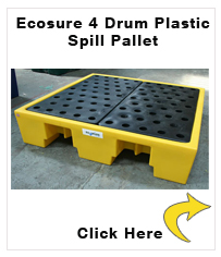 Ecosure 4 Drum Plastic Spill Pallet